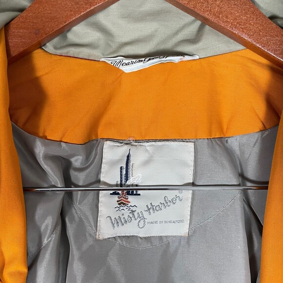 Vintage Misty Harbor Block Puffy Down Jacket Womens Size M VTG - Picture 3 of 7